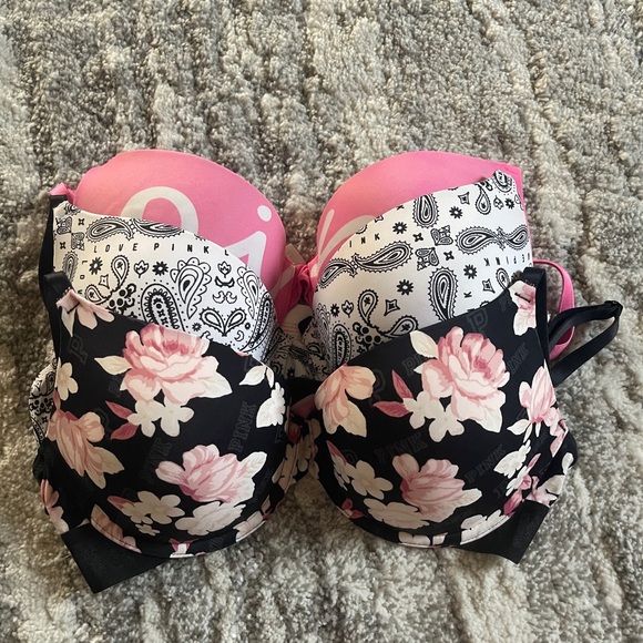 Victoria's Secret PINK Floral and Paisley Bra Set - Picture 1 of 10